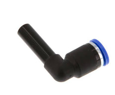 8mm x 8mm 90 graden L-verbinding PA 66 Insteekfitting Plug NBR [2 Stuks]