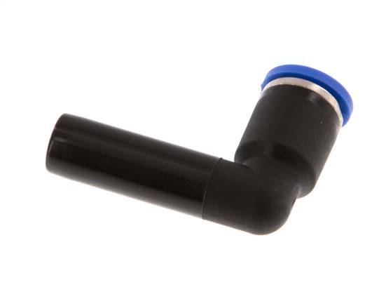 8mm x 10mm 90 graden L-verbinding PA 66 Insteekfitting Plug NBR [2 Stuks]