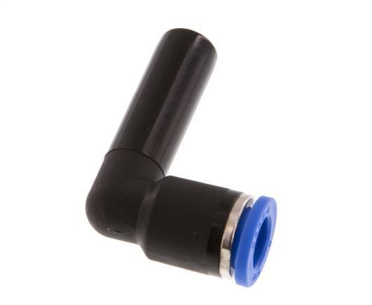 8mm x 10mm 90 graden L-verbinding PA 66 Insteekfitting Plug NBR [2 Stuks]