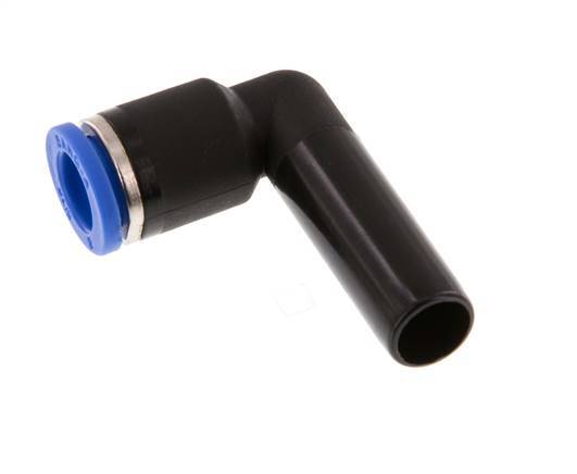 8mm x 10mm 90 graden L-verbinding PA 66 Insteekfitting Plug NBR [2 Stuks]