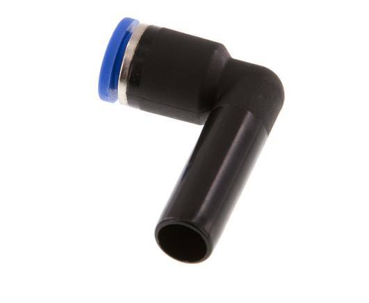 8mm x 10mm 90 graden L-verbinding PA 66 Insteekfitting Plug NBR [2 Stuks]