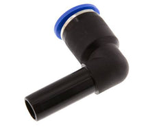 12mm x 12mm 90 graden L-verbinding PA 66 Insteekfitting Plug NBR [2 Stuks]