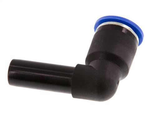 12mm x 12mm 90 graden L-verbinding PA 66 Insteekfitting Plug NBR [2 Stuks]
