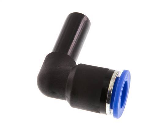 12mm x 12mm 90 graden L-verbinding PA 66 Insteekfitting Plug NBR [2 Stuks]