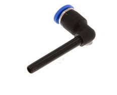 4mm x 4mm 90 graden L-verbinding PA 66 Insteekfitting Plug Lange Huls NBR [2 Stuks]