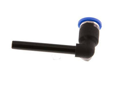 4mm x 4mm 90 graden L-verbinding PA 66 Insteekfitting Plug Lange Huls NBR [2 Stuks]