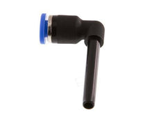4mm x 4mm 90 graden L-verbinding PA 66 Insteekfitting Plug Lange Huls NBR [2 Stuks]