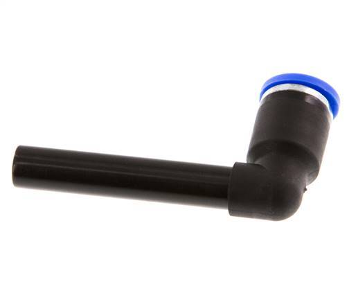 8mm x 8mm 90 graden L-verbinding PA 66 Insteekfitting Plug Lange Huls NBR [2 Stuks]
