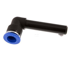 10mm x 10mm 90 graden L-verbinding PA 66 Insteekfitting Plug Lange Huls NBR [2 Stuks]