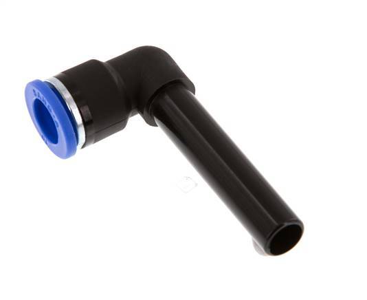 10mm x 10mm 90 graden L-verbinding PA 66 Insteekfitting Plug Lange Huls NBR [2 Stuks]