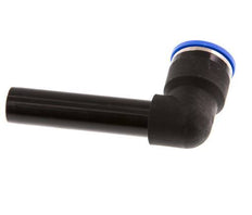 14mm x 14mm 90 graden L-verbinding PA 66 Insteekfitting Plug Lange Huls NBR