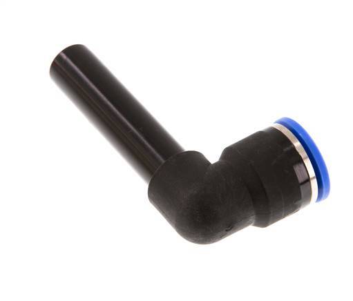 14mm x 14mm 90 graden L-verbinding PA 66 Insteekfitting Plug Lange Huls NBR