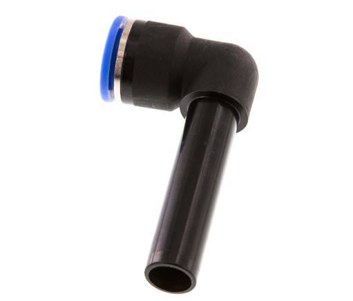 14mm x 14mm 90 graden L-verbinding PA 66 Insteekfitting Plug Lange Huls NBR
