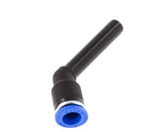 8mm x 8mm 45 graden L-verbinding PA 66 Insteekfitting Plug Lange Huls NBR [2 Stuks]