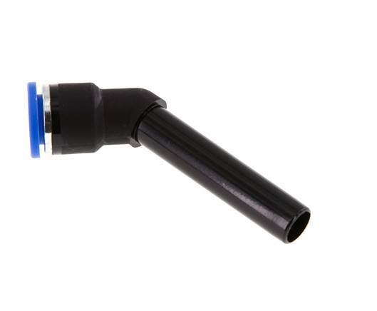 10mm x 10mm 45 graden L-verbinding PA 66 Insteekfitting Plug Lange Huls NBR [2 Stuks]