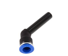 10mm x 10mm 45 graden L-verbinding PA 66 Insteekfitting Plug Lange Huls NBR [2 Stuks]