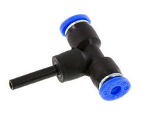 4mm x 4mm T-koppeling PBT Insteekfitting Plug NBR [2 Stuks]