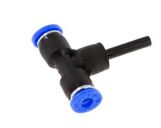 4mm x 4mm T-koppeling PBT Insteekfitting Plug NBR [2 Stuks]