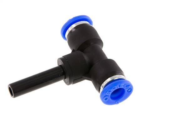 6mm x 6mm T-koppeling PBT Insteekfitting Plug NBR [2 Stuks]