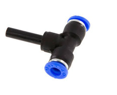 6mm x 6mm T-koppeling PBT Insteekfitting Plug NBR [2 Stuks]
