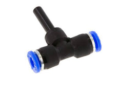6mm x 6mm T-koppeling PBT Insteekfitting Plug NBR [2 Stuks]