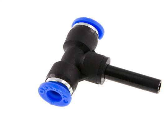 6mm x 6mm T-koppeling PBT Insteekfitting Plug NBR [2 Stuks]