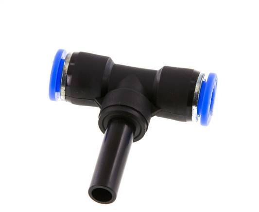 8mm x 8mm T-koppeling PBT Insteekfitting Plug NBR [2 Stuks]