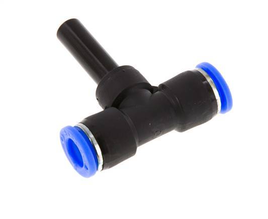 8mm x 8mm T-koppeling PBT Insteekfitting Plug NBR [2 Stuks]