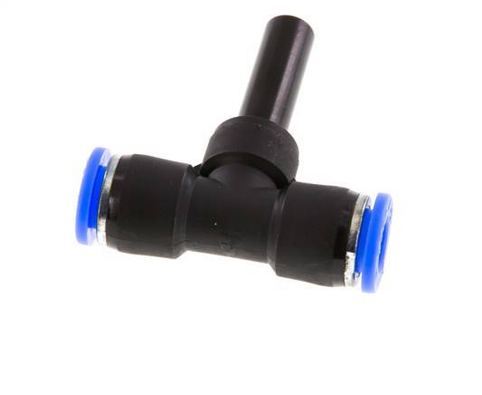 8mm x 8mm T-koppeling PBT Insteekfitting Plug NBR [2 Stuks]