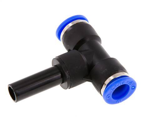 10mm x 10mm T-koppeling PBT Insteekfitting Plug NBR [2 Stuks]