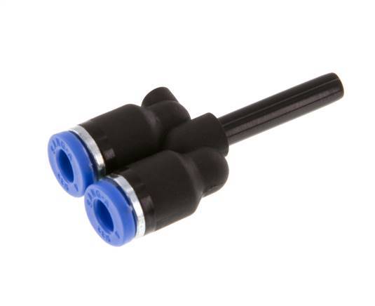 4mm x 4mm Y-koppeling PA 66 Insteekfitting Plug NBR [2 Stuks]