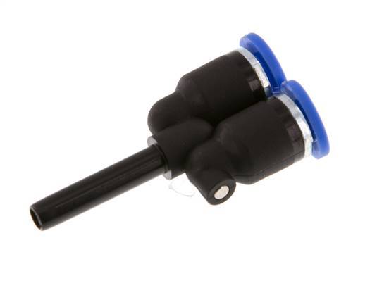 4mm x 4mm Y-koppeling PA 66 Insteekfitting Plug NBR [2 Stuks]