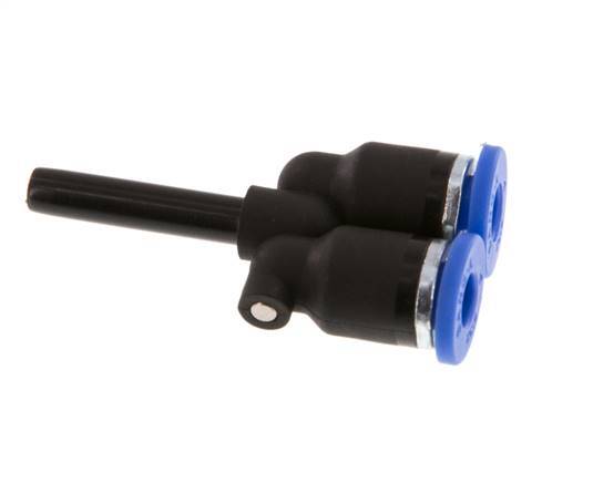 4mm x 4mm Y-koppeling PA 66 Insteekfitting Plug NBR [2 Stuks]