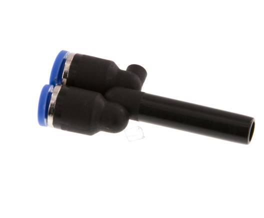 4mm x 6mm Y-koppeling PA 66 Insteekfitting Plug NBR [2 Stuks]