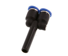 4mm x 6mm Y-koppeling PA 66 Insteekfitting Plug NBR [2 Stuks]