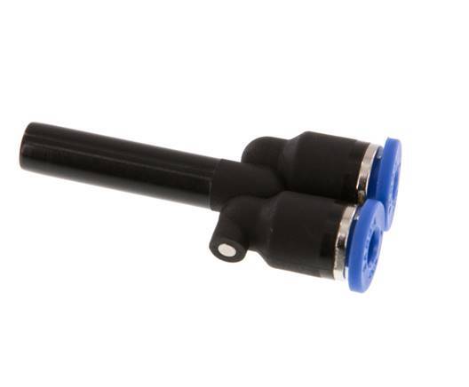 4mm x 6mm Y-koppeling PA 66 Insteekfitting Plug NBR [2 Stuks]