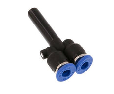 4mm x 6mm Y-koppeling PA 66 Insteekfitting Plug NBR [2 Stuks]