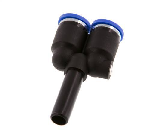 8mm x 8mm Y-koppeling PA 66 Insteekfitting Plug NBR [2 Stuks]