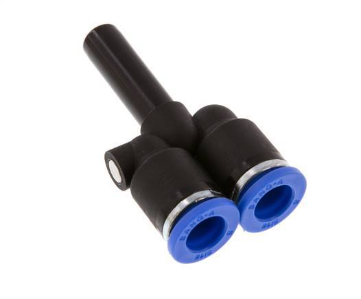 8mm x 8mm Y-koppeling PA 66 Insteekfitting Plug NBR [2 Stuks]