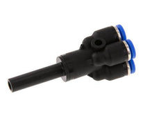 4mm x 6mm 4-way Y Manifold Messing/PA 66 Insteekfitting Plug NBR