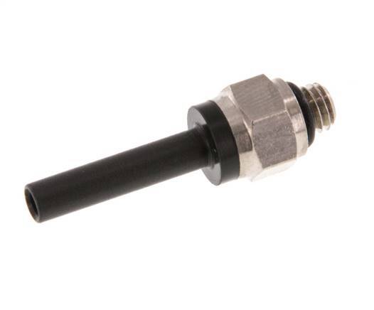 4mm x M 5 Plug-in Fitting with Male Threads Brass/PA 66 NBR [5 Pieces]