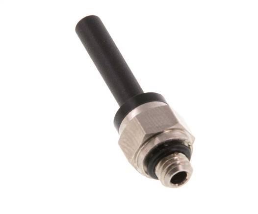 4mm x M 5 Plug-in Fitting with Male Threads Brass/PA 66 NBR [5 Pieces]