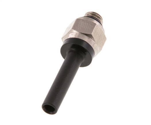 4mm x M 5 insteekfitting Messing/PA 66 buitendraad NBR [5 Stuks]