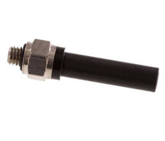 6mm x M 5 insteekfitting Messing/PA 66 buitendraad NBR [5 Stuks]
