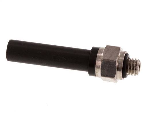 6mm x M 5 insteekfitting Messing/PA 66 buitendraad NBR [5 Stuks]
