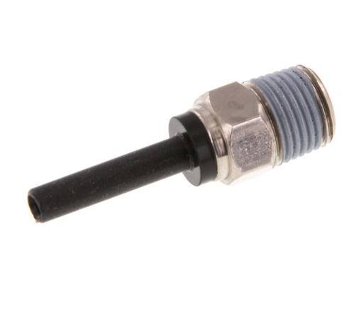 4mm x R1/8'' Plug-in Fitting with Male Threads Brass/PA 66 NBR [5 Pieces]