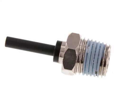4mm x R1/4'' insteekfitting Messing/PA 66 buitendraad NBR [5 Stuks]