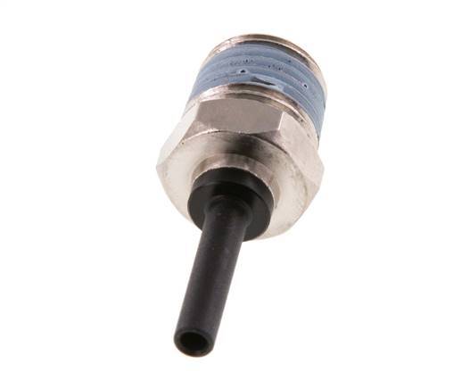 4mm x R1/4'' insteekfitting Messing/PA 66 buitendraad NBR [5 Stuks]