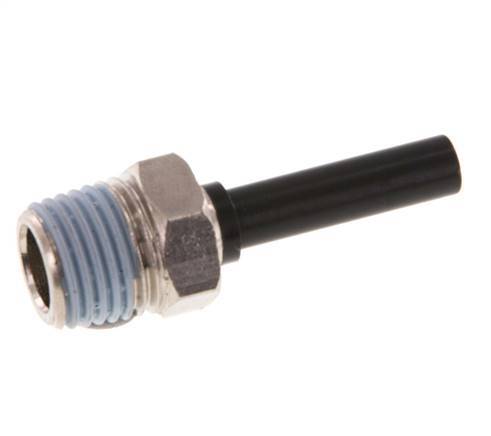 6mm x R1/4'' insteekfitting Messing/PA 66 buitendraad NBR [5 Stuks]