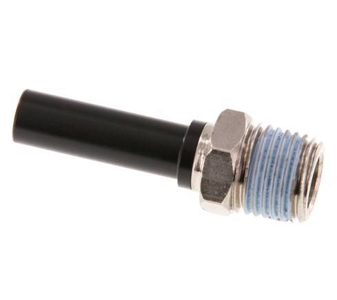 8mm x R1/4'' insteekfitting Messing/PA 66 buitendraad NBR [5 Stuks]